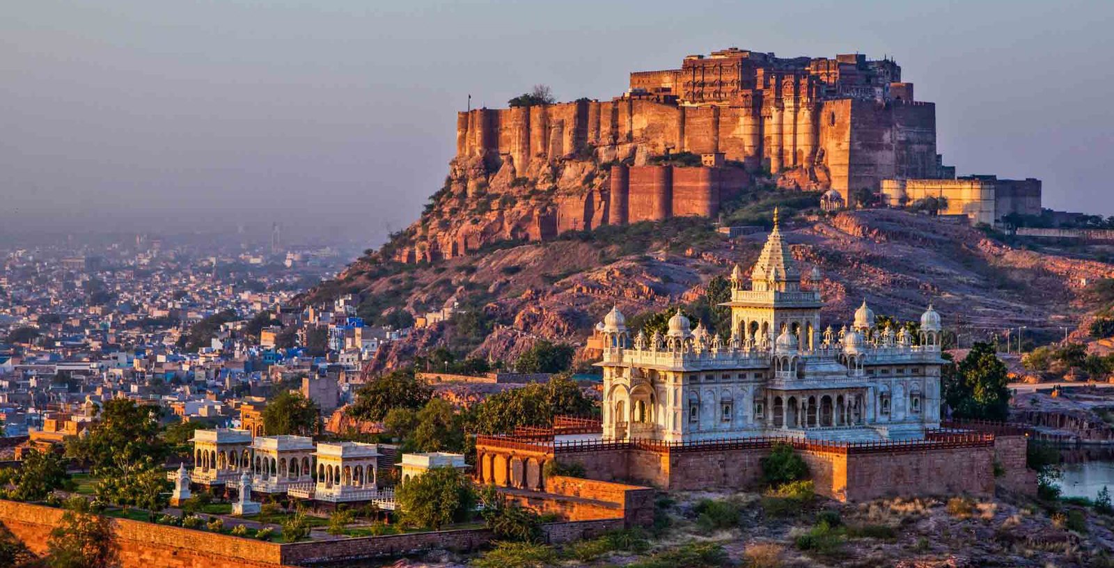 Mehrangarh-Fort-and-Jaswant-Thada-Mausoleum-Jodhpur-Rajasthan-India