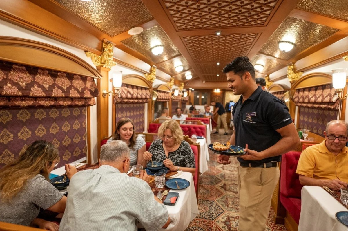 Deccan Odyssey Restaurant.