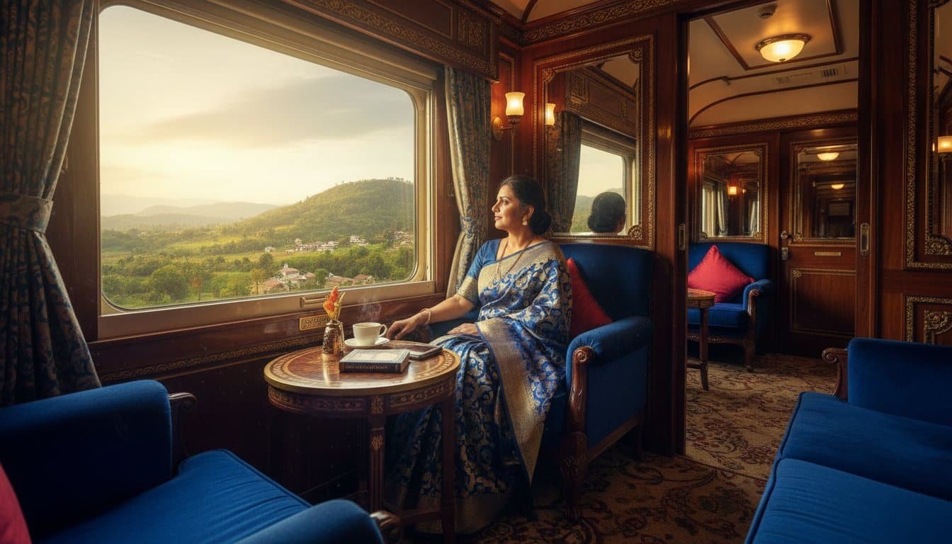 The Ultimate India Luxury Train Experience: A Royal Odyssey Aboard the Blue Limousine